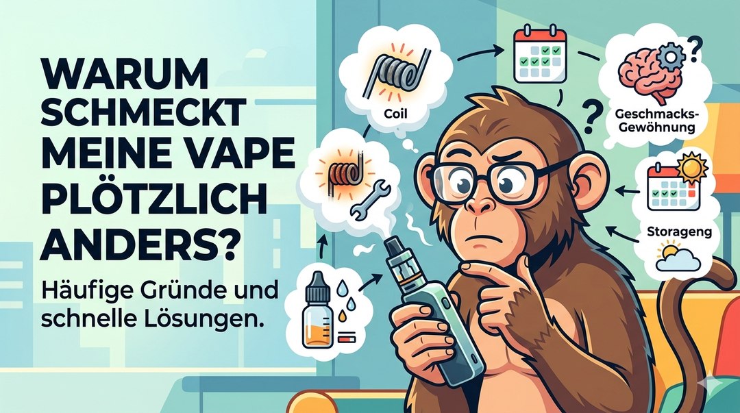 Warum schmeckt meine Vape plötzlich anders?