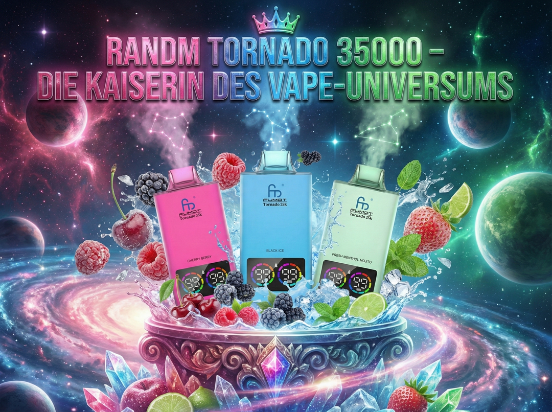 RANDM TORNADO 35000 – DIE KAISERIN DES VAPE-UNIVERSUMS