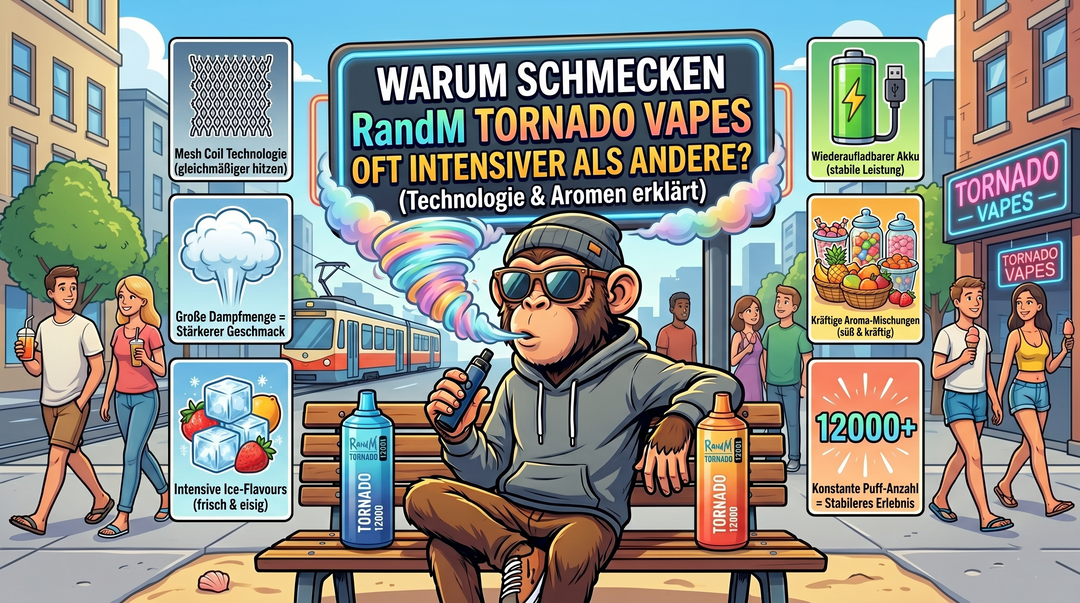 Warum schmecken RandM Tornado Vapes oft intensiver als andere?🌪️