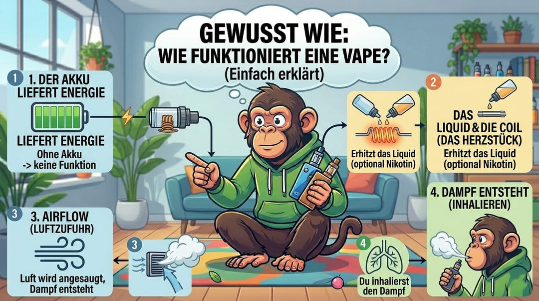 ⚙️ Wie funktioniert eine Vape?
