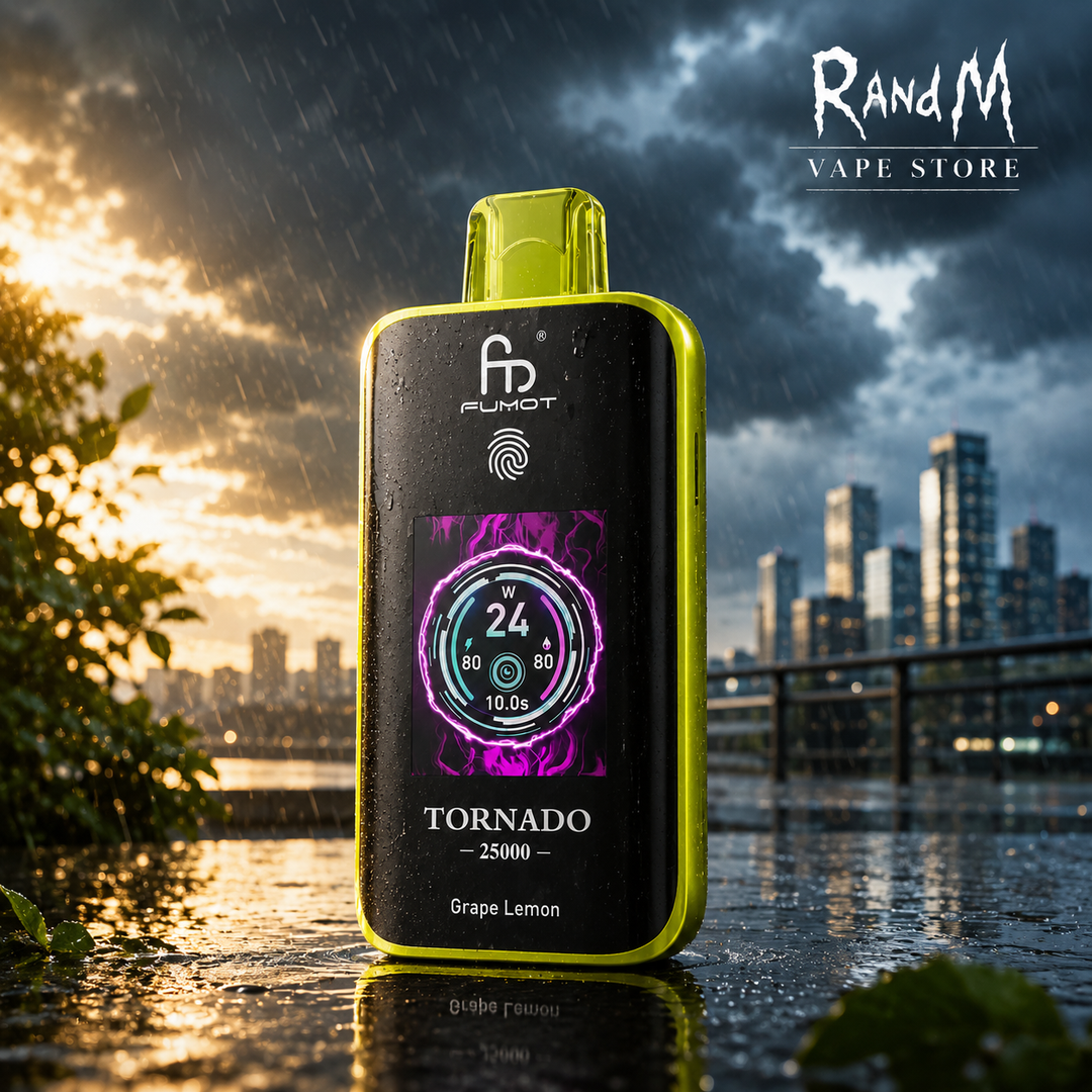 RandM Vape bei wechselhaftem Wetter: Regen Wind und Temperatur im Alltag