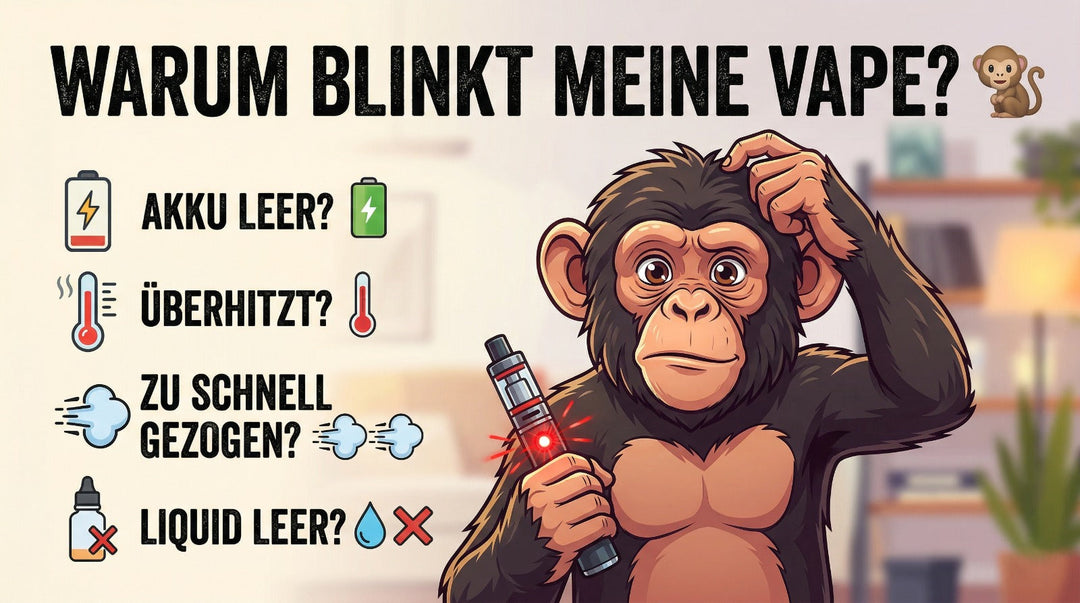 Warum blinkt deine RandM Tornado Vape?