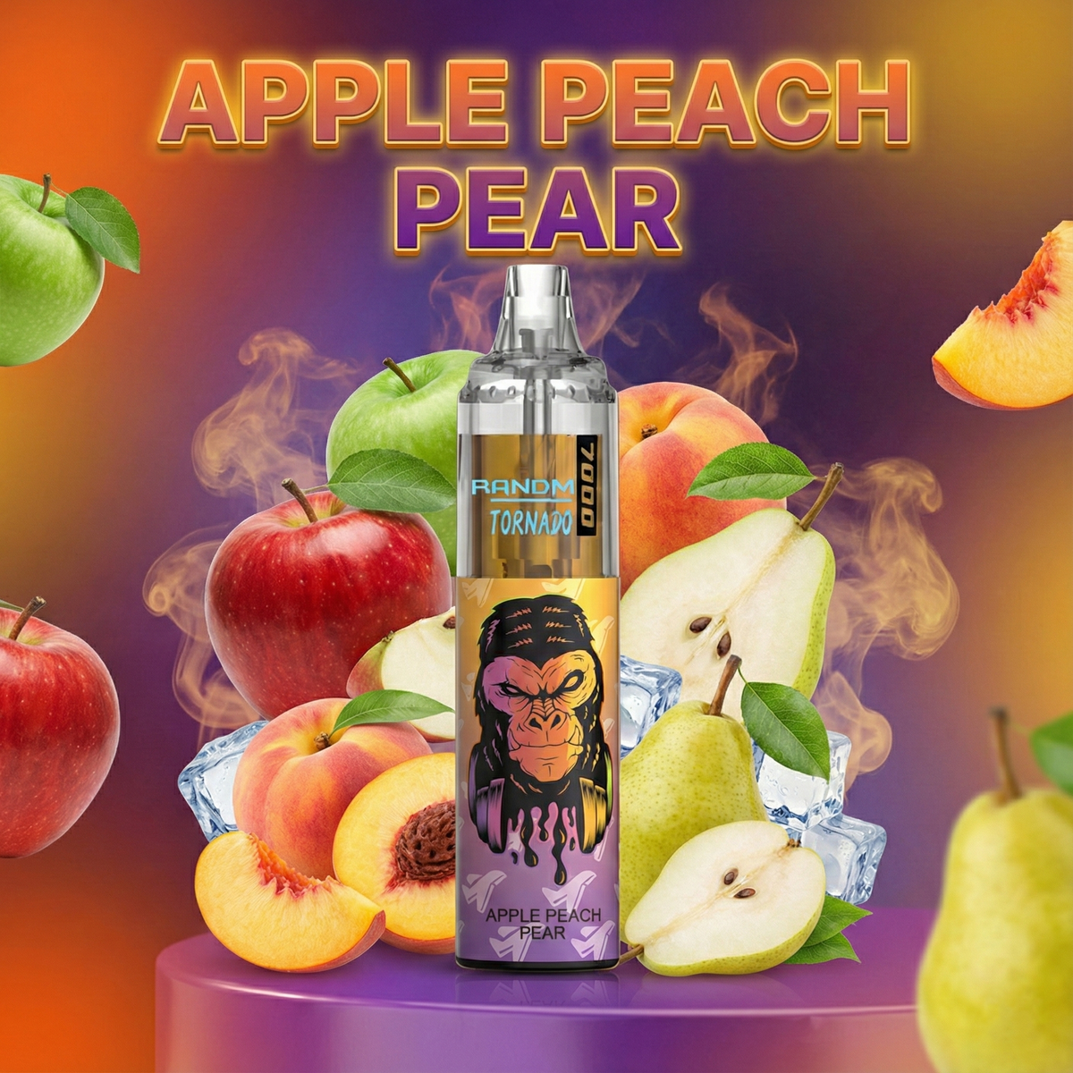 RandM Tornado 7000 Apple Peach Pear – Produktbild