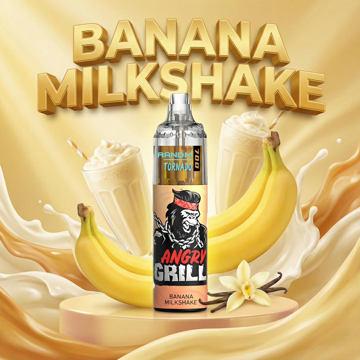 RandM Tornado 7000 Banana Milk Shake – Produktbild