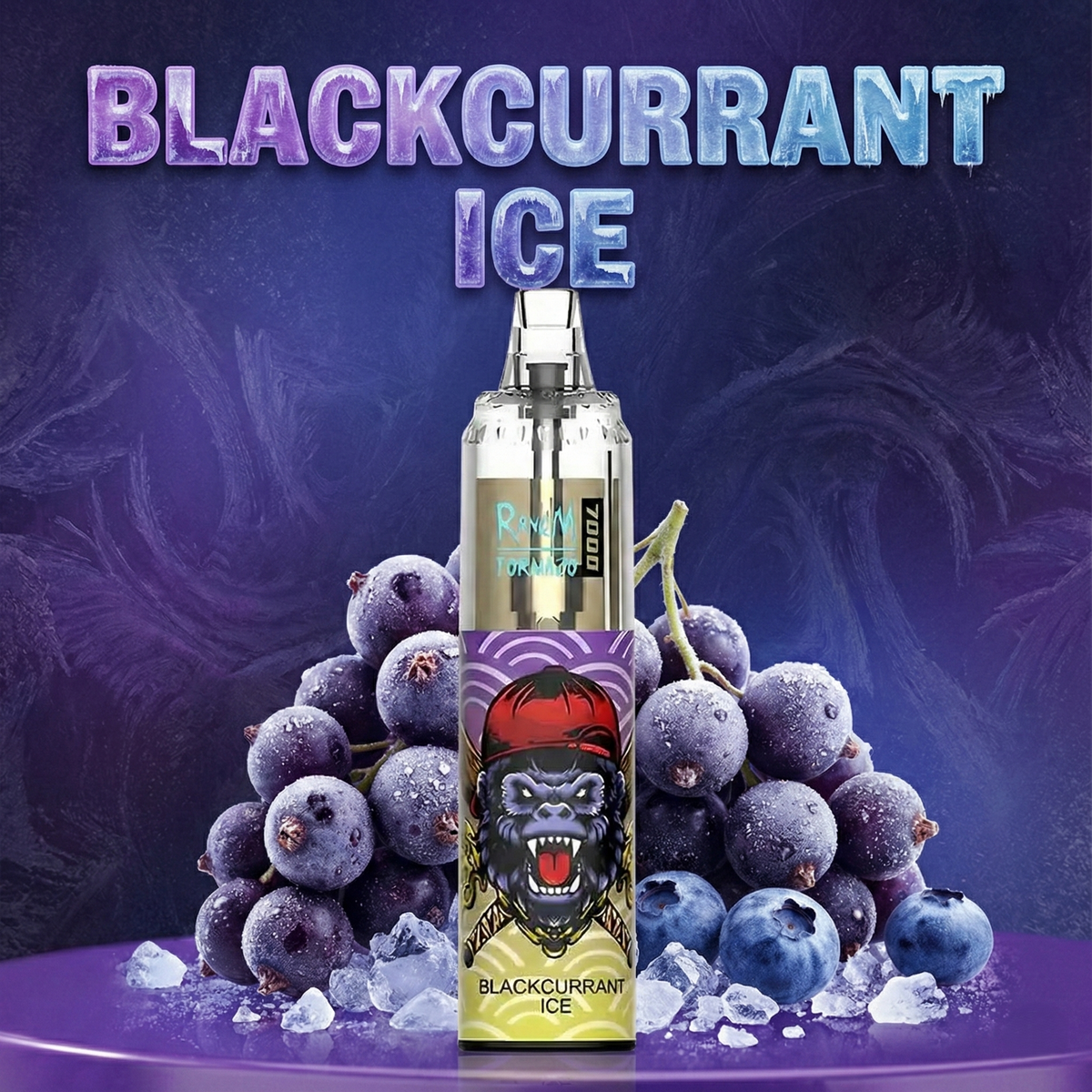 RandM Tornado 7000 Blackcurrant Ice – Produktbild