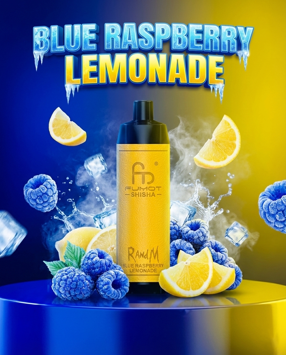 RandM Tornado 10000 Vape Geschmack Blue Raspberry Lemonade