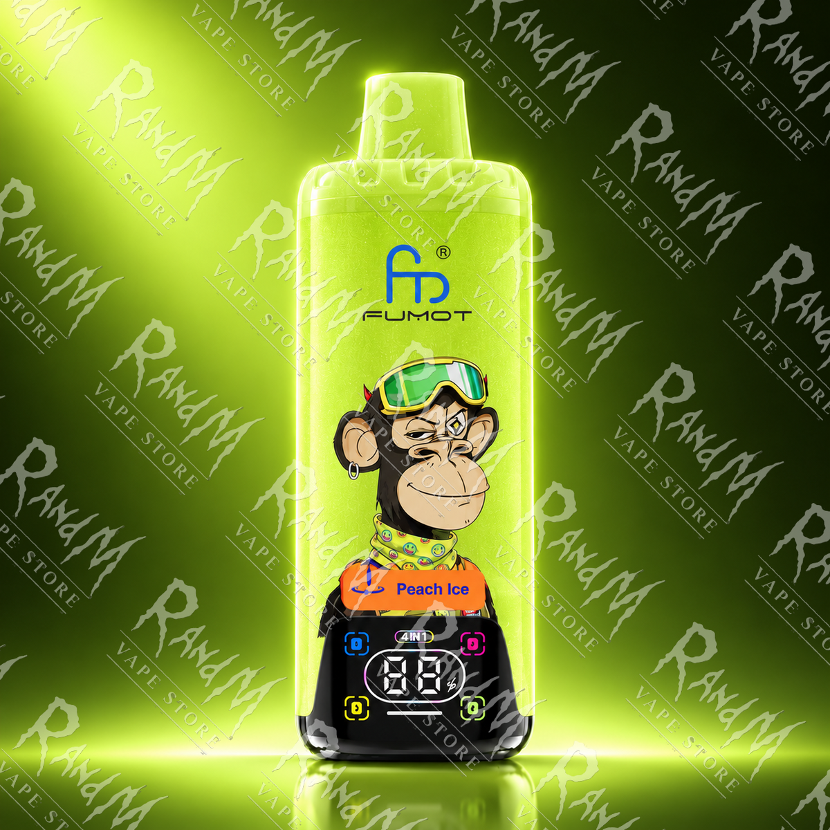 Eco 4in1 80K – Peach Ice & Mixed Berries & Lemon Peach Passionfruit & Black Ice Dragonfruit Strawberry | RandM Vape Store