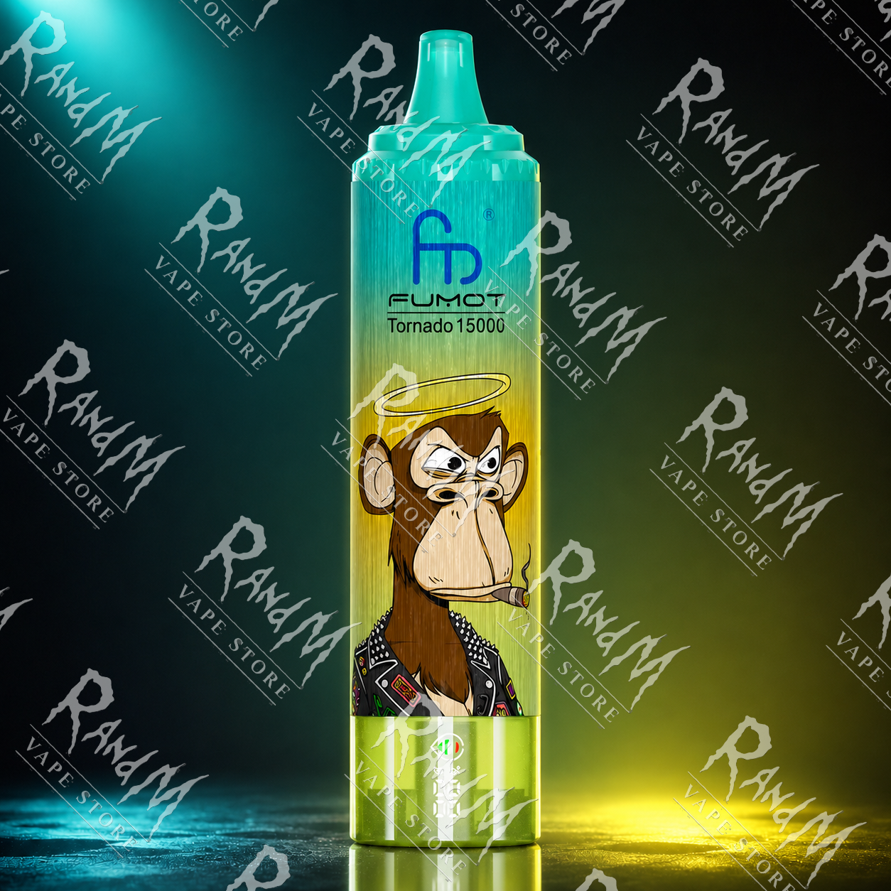 RandM Tornado 15000 Green Apple Citrus Menthol Geschmack