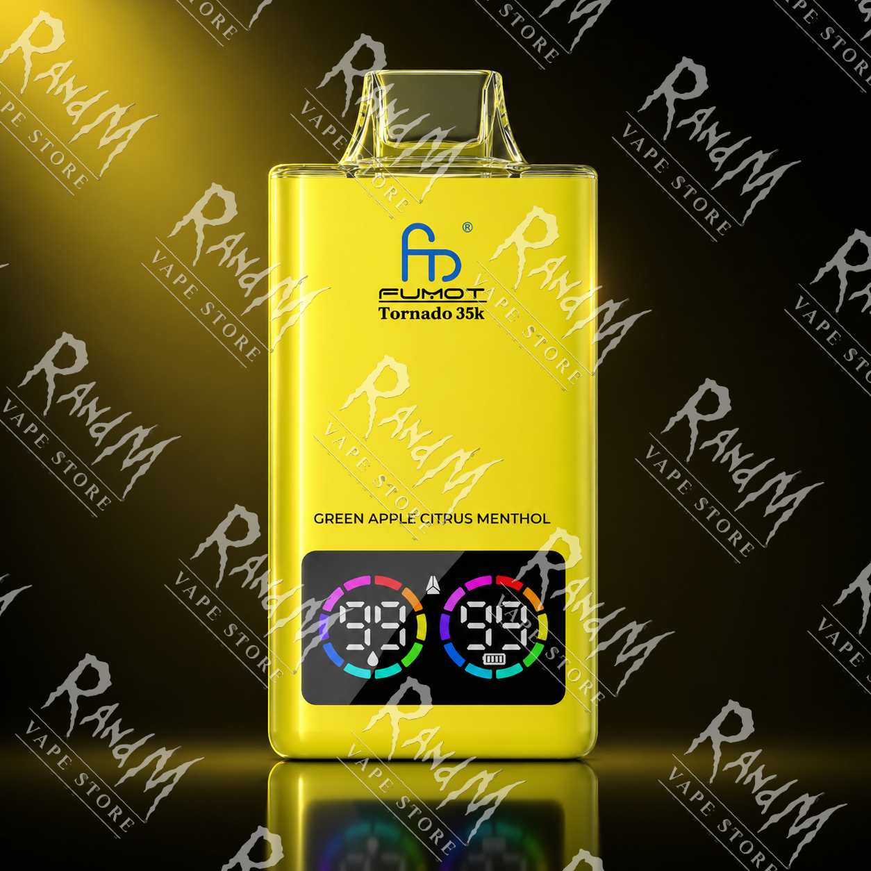 RandM Tornado 35000 Green Apple Citrus Menthol Geschmack