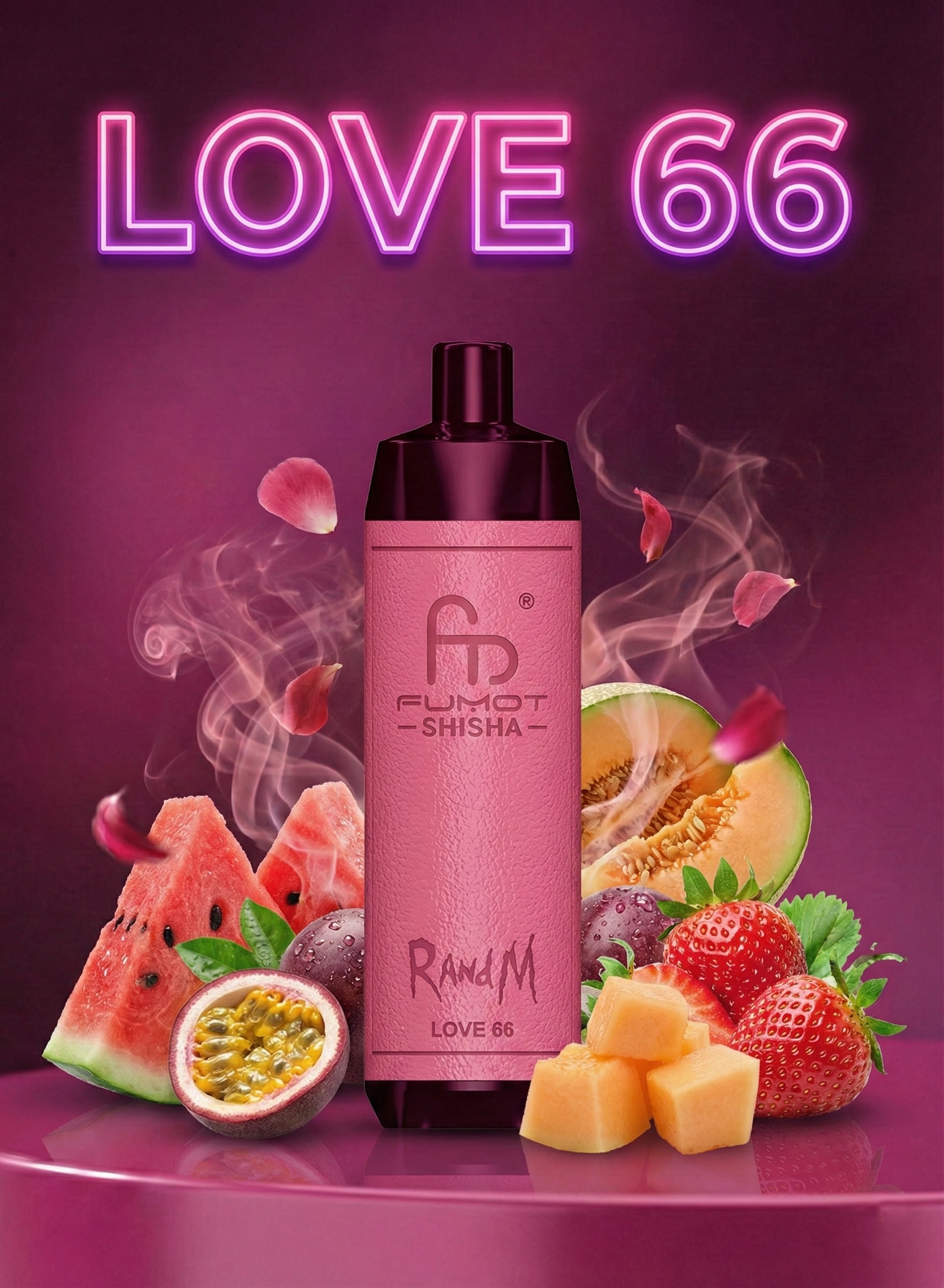 RandM Tornado 10000 Love 66 Geschmack