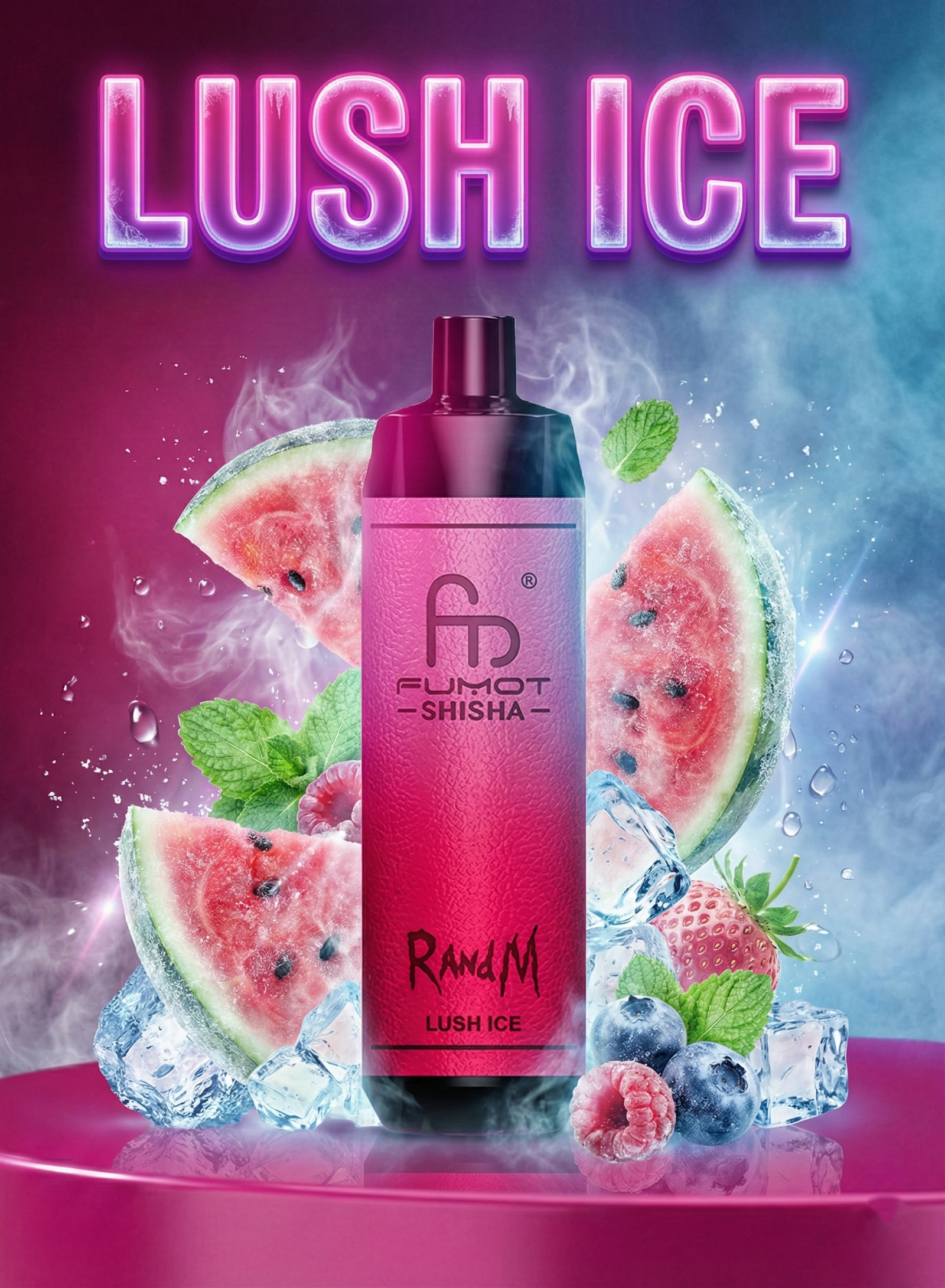 RandM Tornado 10000 Lush Ice Geschmack