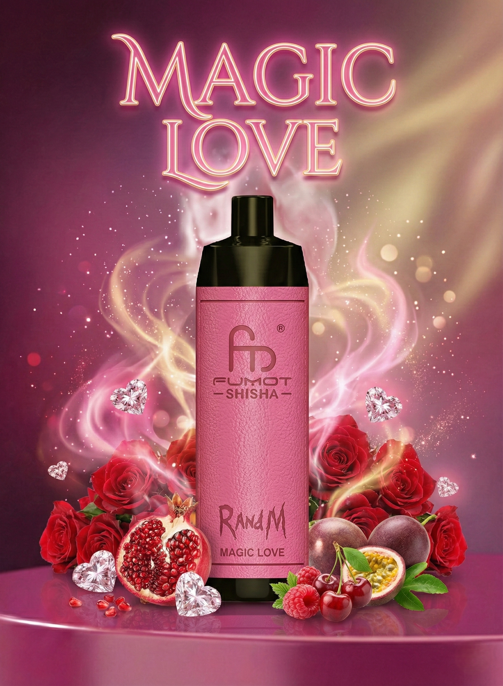 RandM Tornado 10000 Magic Love Geschmack
