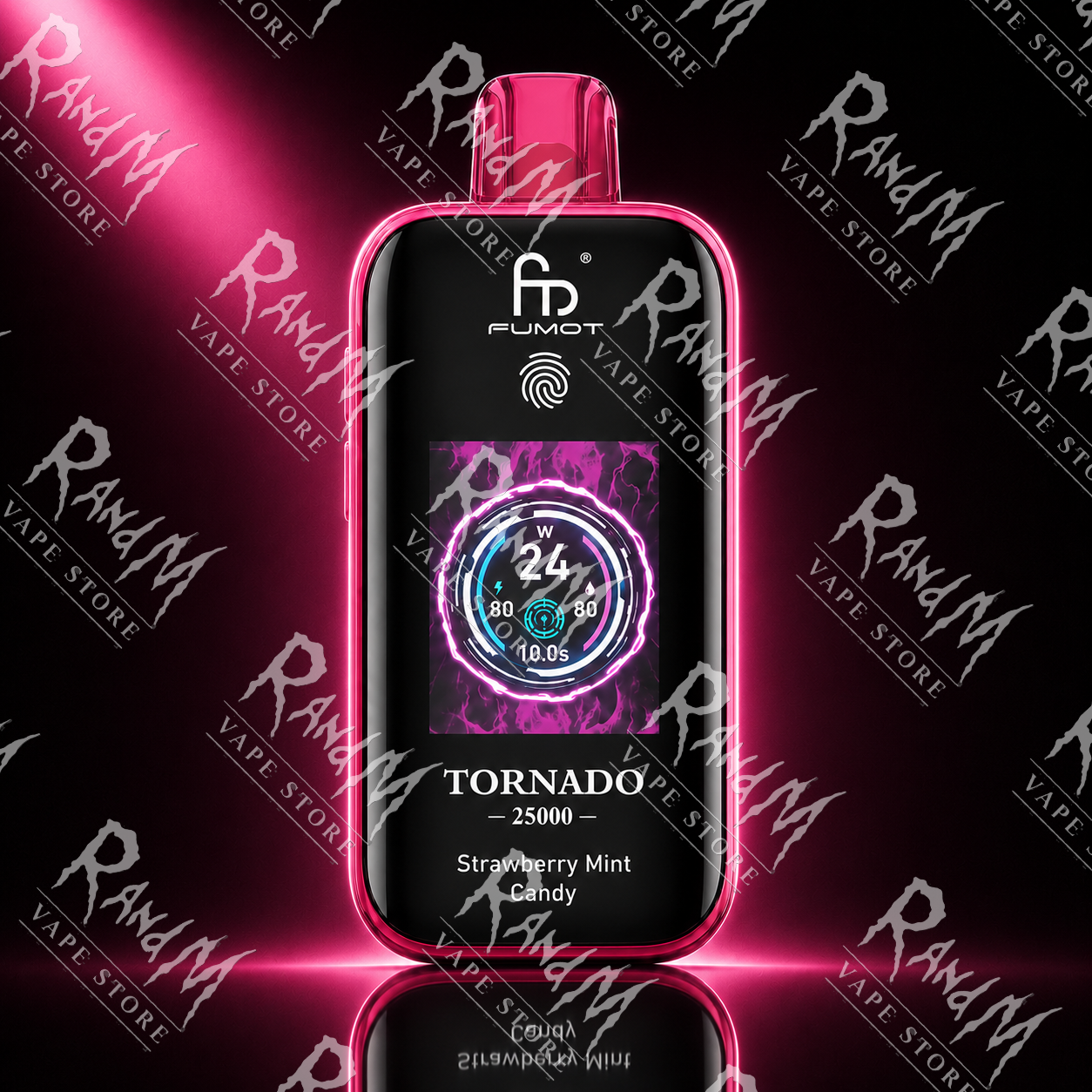 RandM Tornado 25000 Strawberry Mint Candy Geschmack