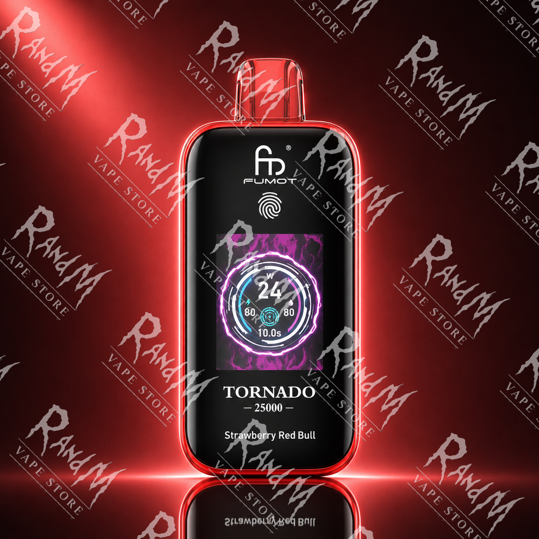 RandM Tornado 25000 Strawberry Red Bull Geschmack