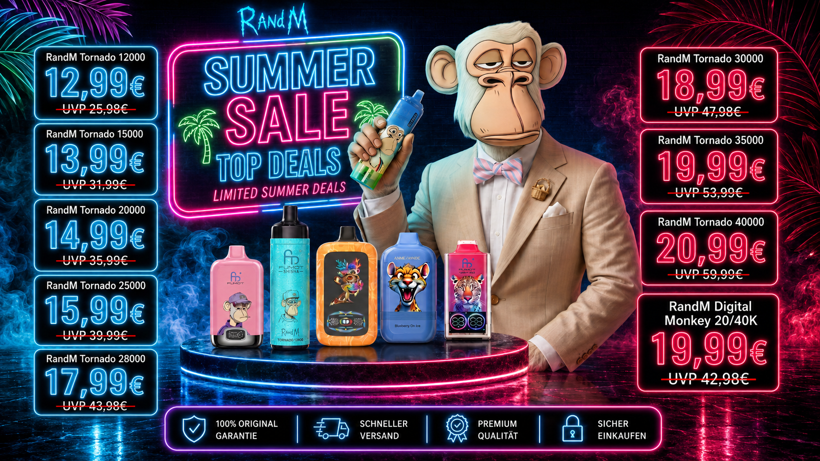 RandM Vape Store - Original & Günstig jetzt Zugreifen!