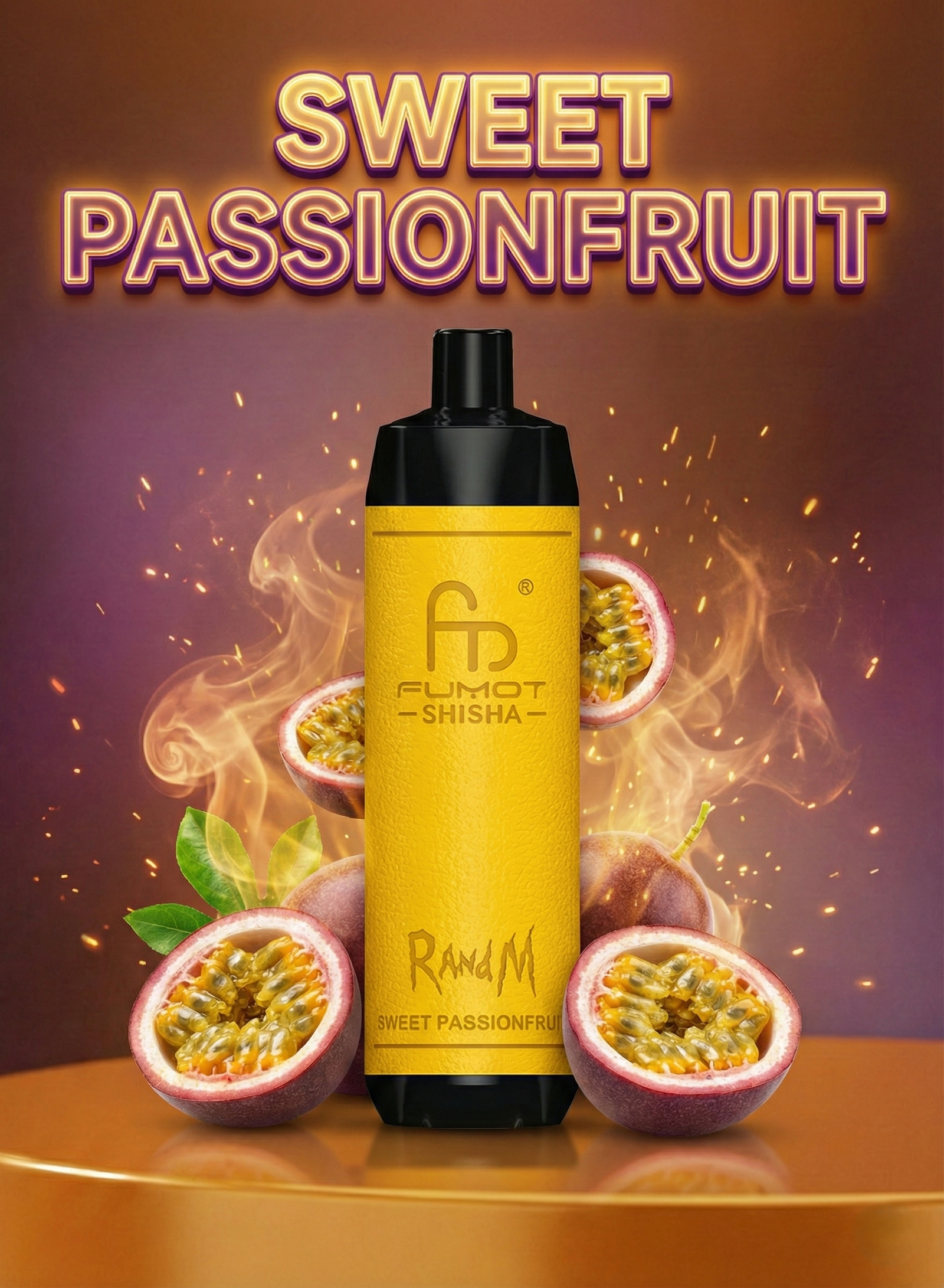 RandM Tornado 10000 Sweet Passionfruit Geschmack