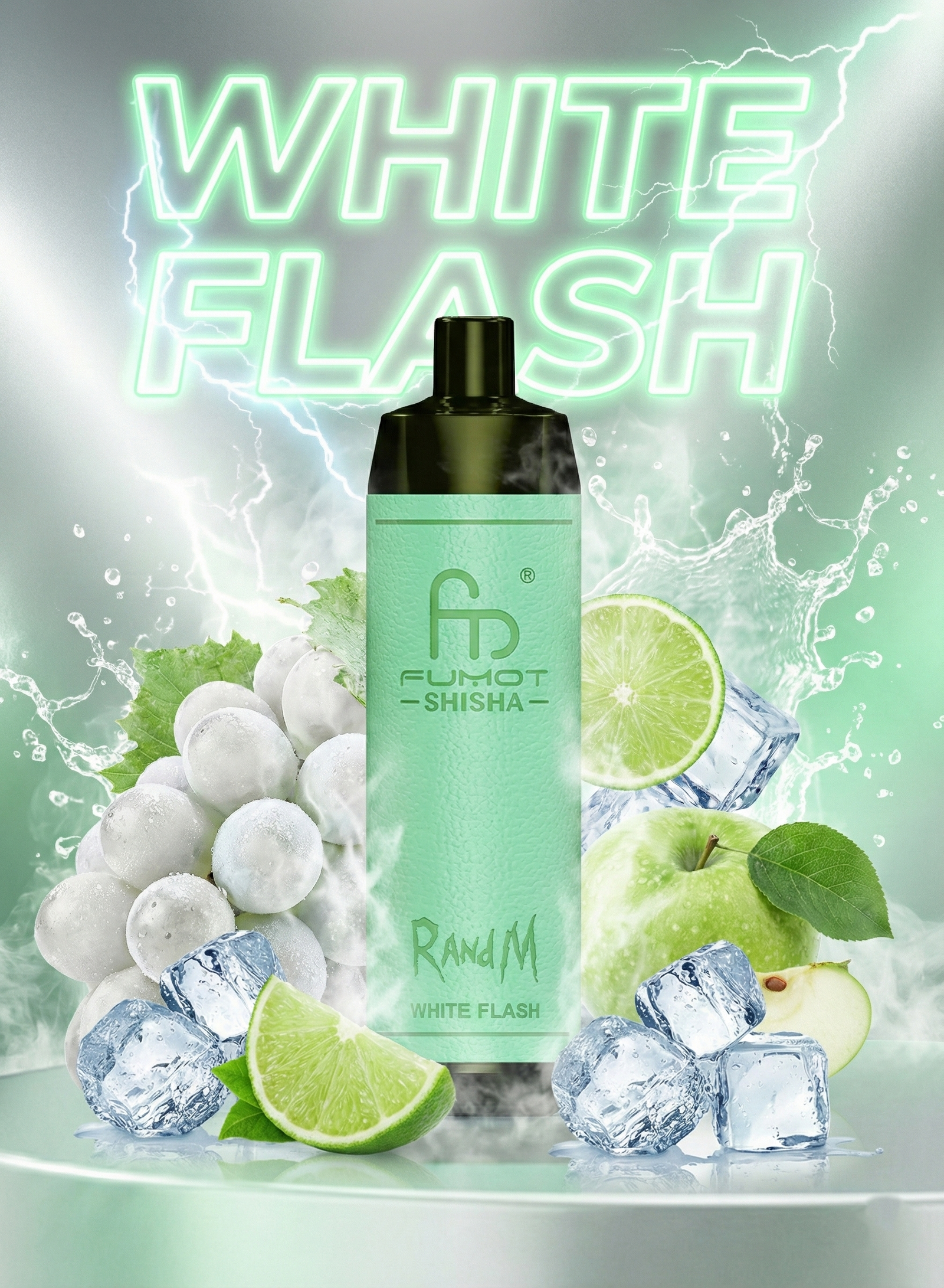 RandM Tornado 10000 White Flash Geschmack
